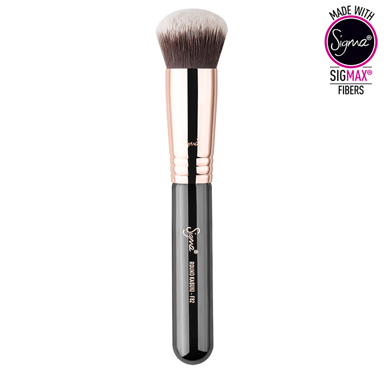 SIGMA BEAUTY ROUND KABUKI BRUSH PĘDZEL DO PODKŁADU COPPER F82