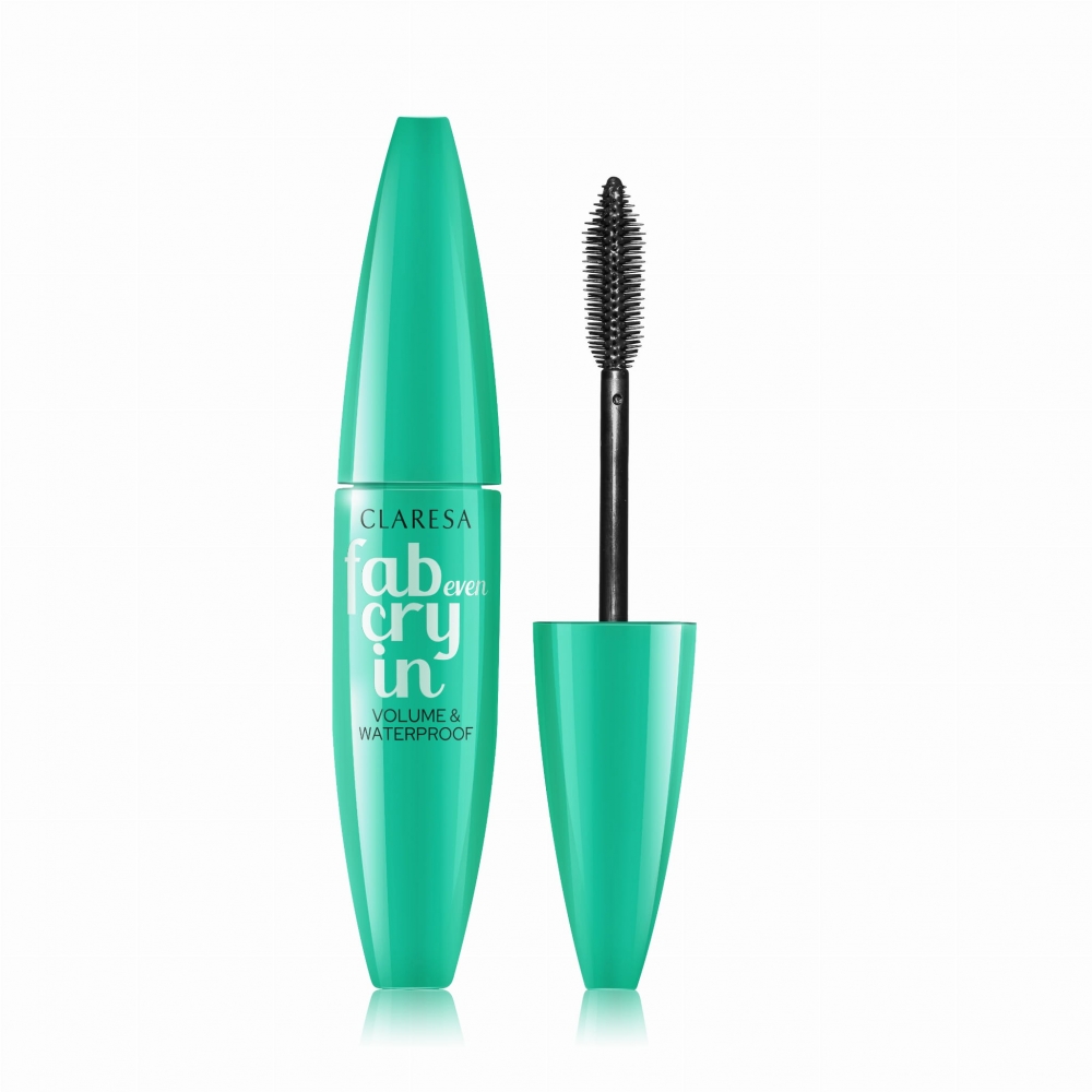 CLARESA TUSZ DO RZĘS FAB EVEN CRYING WATERPROOF 12ML