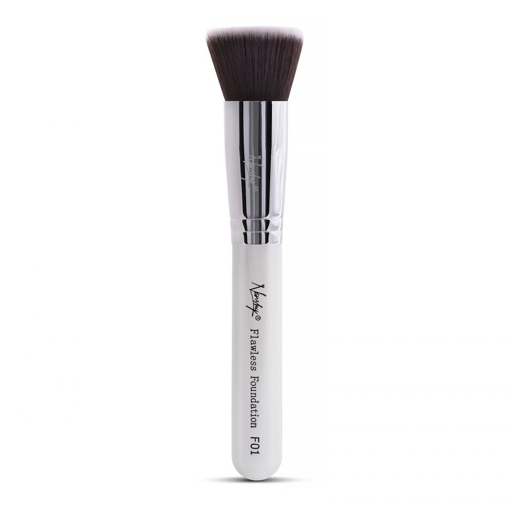 NANSHY FACE MAKEUP BRUSH PĘDZEL DO PODKŁADU FLAWELESS FOUNDATION F01