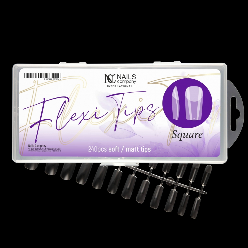 NC NAILS COMPANY FLEXI TIPS SQUARE