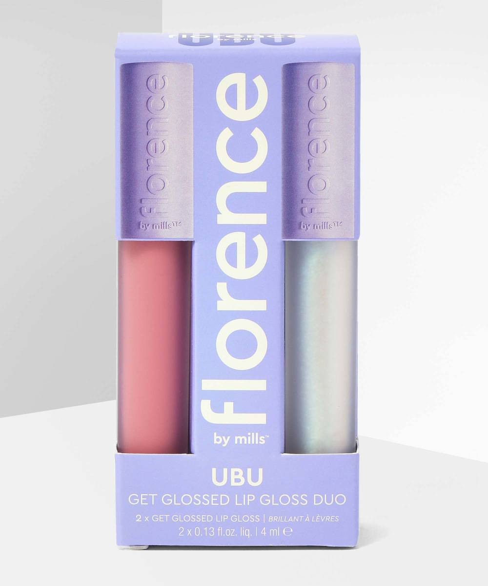 FLORENCE UBU GET GLOSSED LIPGLOSS DUO - ZESTAW BŁYSZCYKÓW DO UST