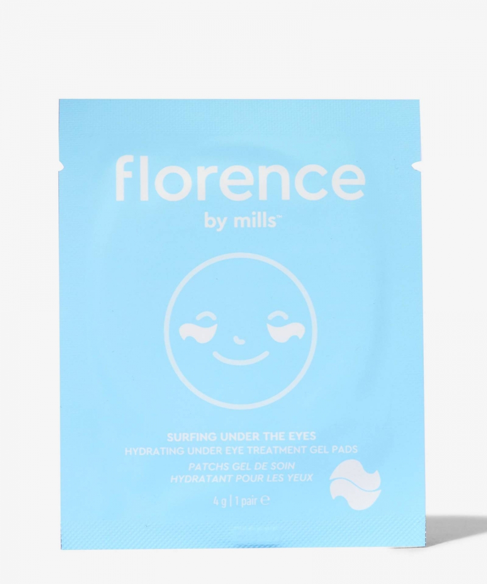 FLORENCE BY MILLS SURFING UNDER THE EYES HYDRATING UNDER EYE TREATMENT GEL PADS - ŻELOWE PŁATKI POD OCZY