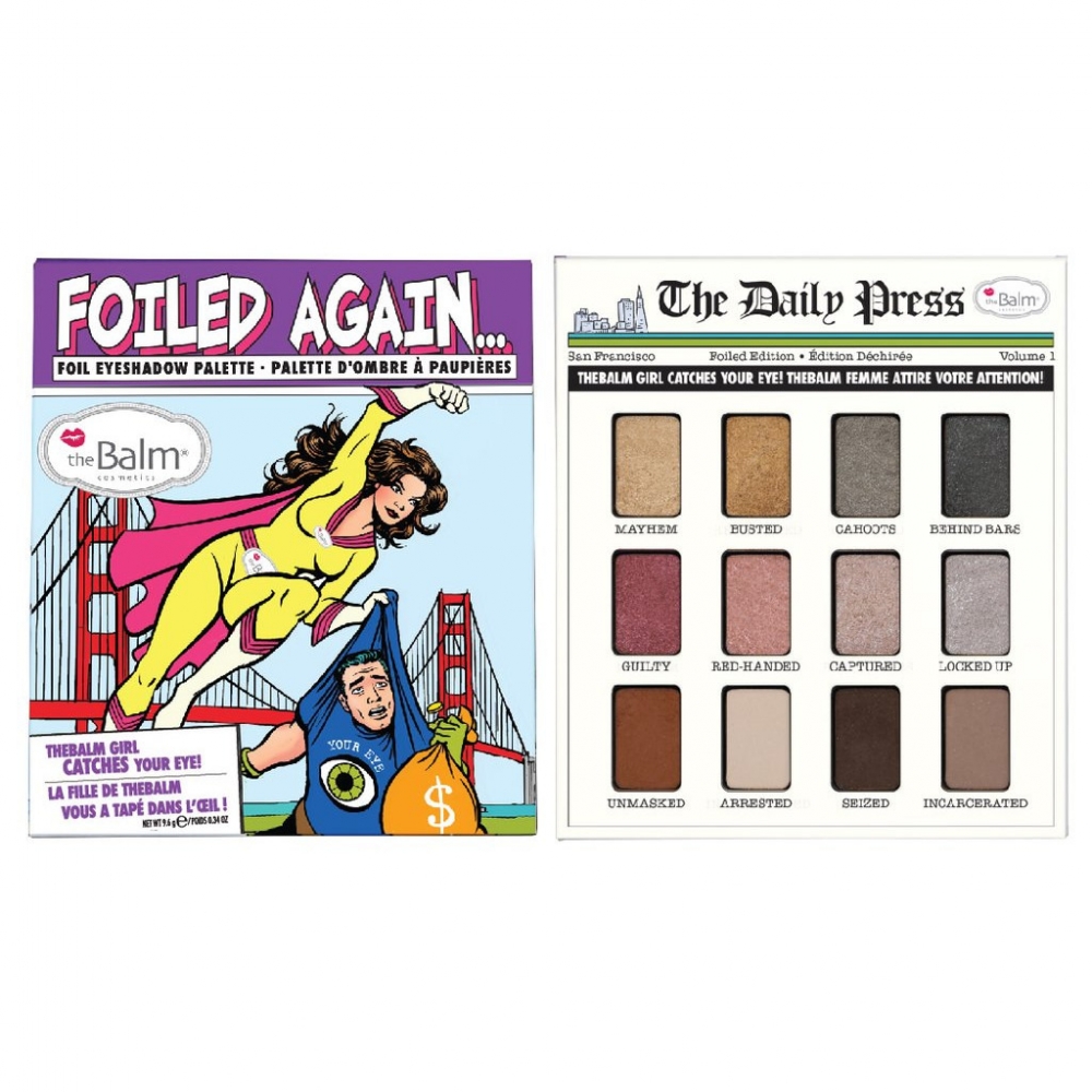 theBALM FOILED AGAIN...FOIL EYESHADOW PALETTE PALETA 12 CIENI DO POWIEK