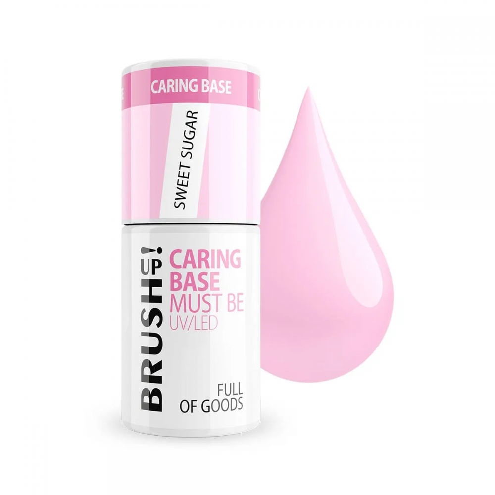 BRUSH UP! BAZA HYBRYDOWA DO PAZNOKCI CARING BASE  SWEET SUGAR 5G