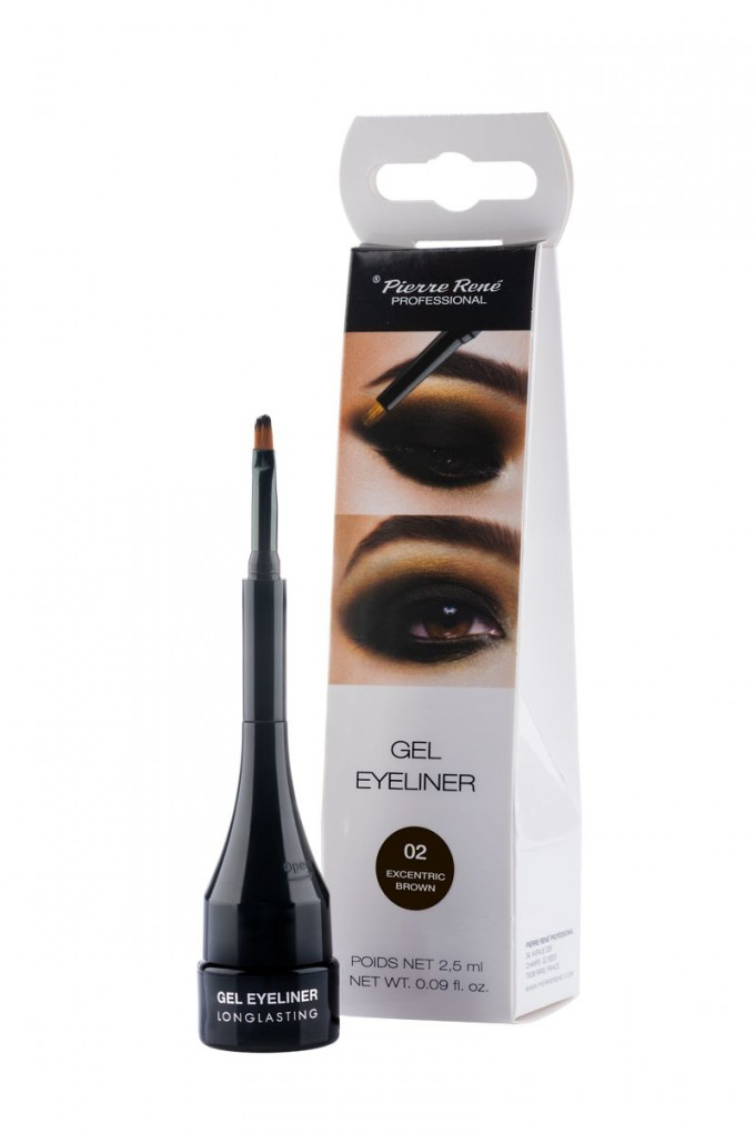 PIERRE RENE GEL EYELINER WATERPROOF WODOODPORNA ŻELOWA KRESKÓWKA