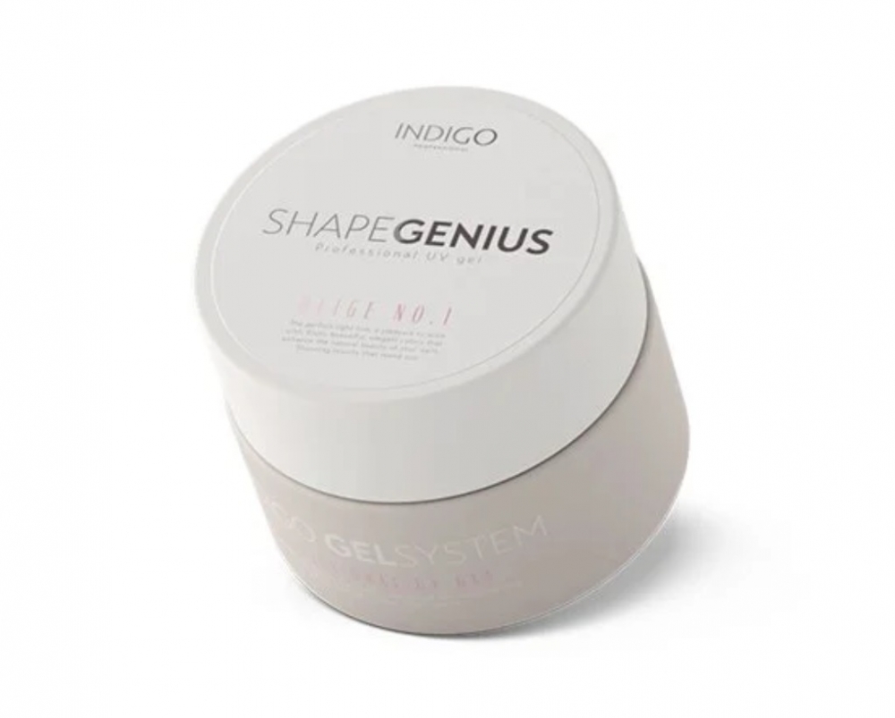 BUILDER GEL UV LED EASY SHAPE GENIUS BEIGE No. 1 (15g)