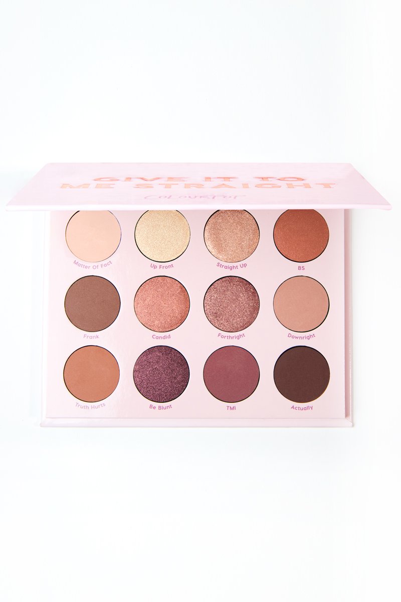 COLOURPOP PRESSED POWDER SHADOW PALETTE GIVE IT TO ME STRIGHT PALETA 12 CIENI DO POWIEK