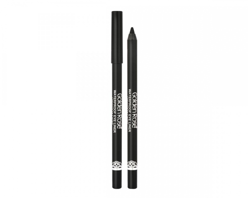 GOLDEN ROSE WATERPROOF EYELINER LONGWEAR & SOFT ULTRA BLACK KREDKA DO OCZU GŁĘBOKA CZERŃ