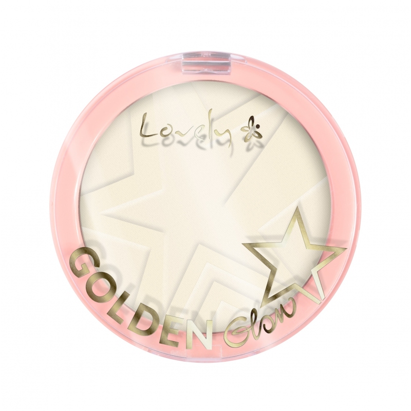 LOVELY GOLDEN GLOW NEW EDITION 1 KORYGUJĄCY PUDER DO TWARZY