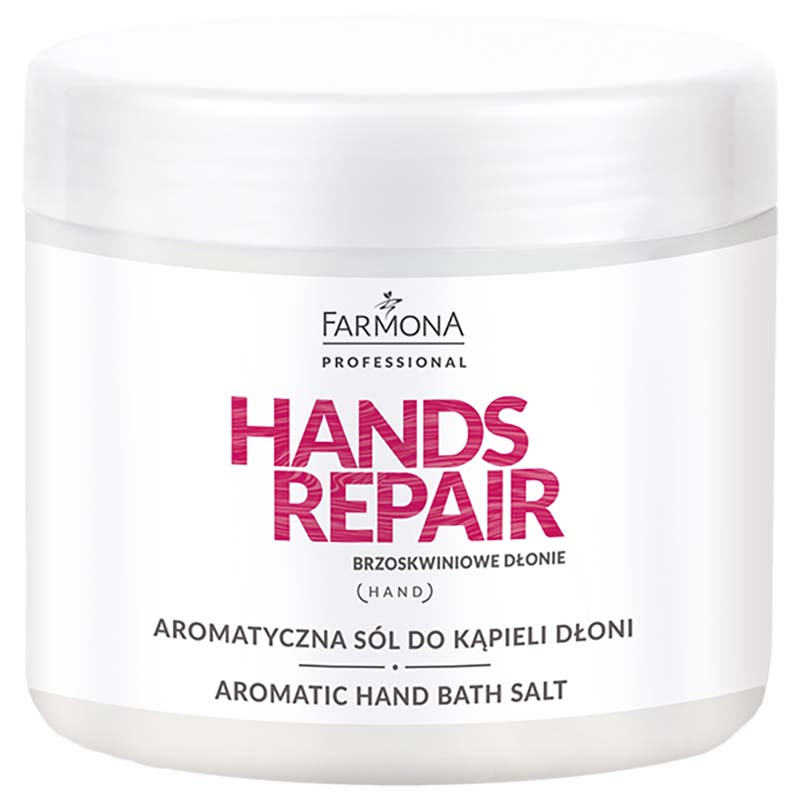 FARMONA HANDS REPAIR AROMATYCZNA SÓL DO KĄPIELI DŁONI 500G