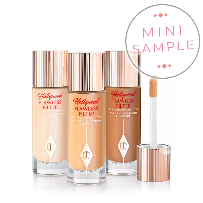 CHARLOTTE TILBURY HOLLYWOOD FLAWLESS FILTER LEKKI PODKŁAD DO TWARZY MINI PRÓBKA SAMPLE 1.5 ML