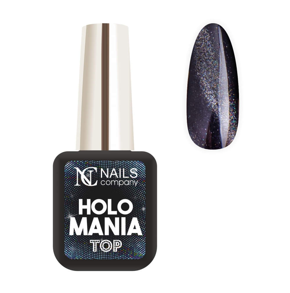 NC NAILS COMPANY TOP COAT HOLOMANIA UV/LED