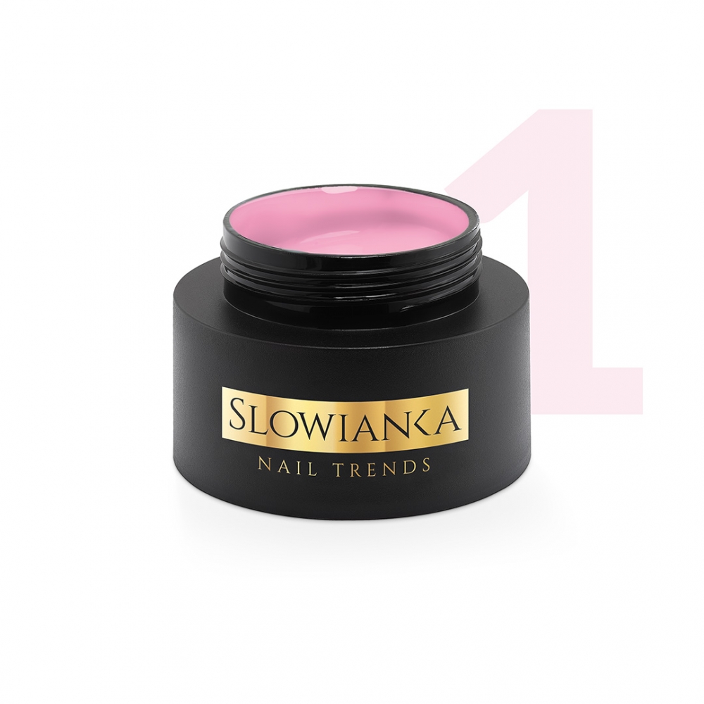SLOWIANKA BUILDER EASY GEL UV LED - EASY LEVELING PINK BALLET
