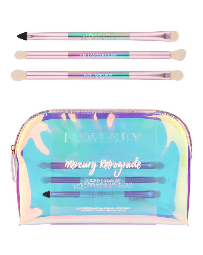 HUDA BEAUTY MERCURY RETROGRADE BRUSH SET - ZESTAW PĘDZLI DO MAKIJAŻU