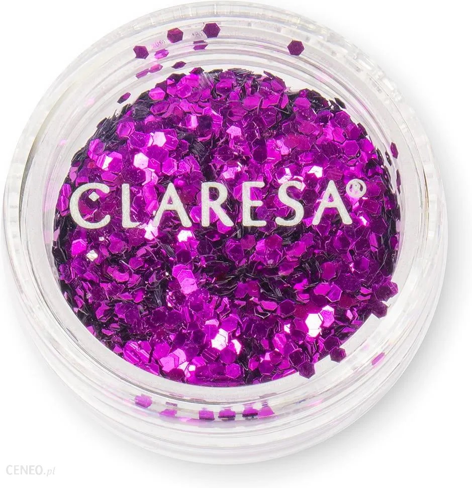 CLARESA NAIL ART GLITTER DISCO PURPLE