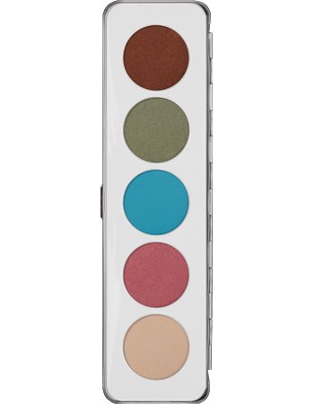 KRYOLAN EYE SHADOW PALETTE 5 COLORS IRIDESCENT PALETA 5 CIENI DO POWIEK