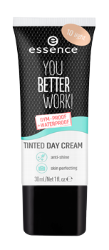 ESSENCE YOU BETTER WORK! TINTED DAY CREAM MATOWY KREM KOLORYZUJĄCY NA DZIEŃ