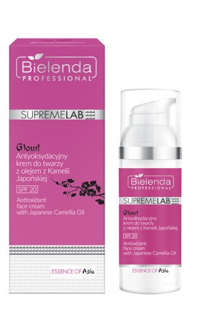 BIELENDA SUPREMELAB ESSENCE OF ASIA GLOW KREM DO TWARZY Z OLEJEM Z KAMELII JAPOŃSKIEJ SPF 20 50ML