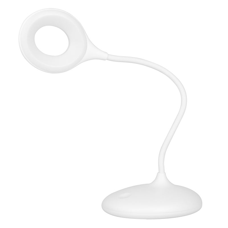 ACTIVESHOP LAMPKA RING LED SNAKE NA BIURKO BIAŁA