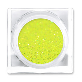 LIT COSMETICS COLOURS EYESHADOW GLITTER JAR LEMON TART