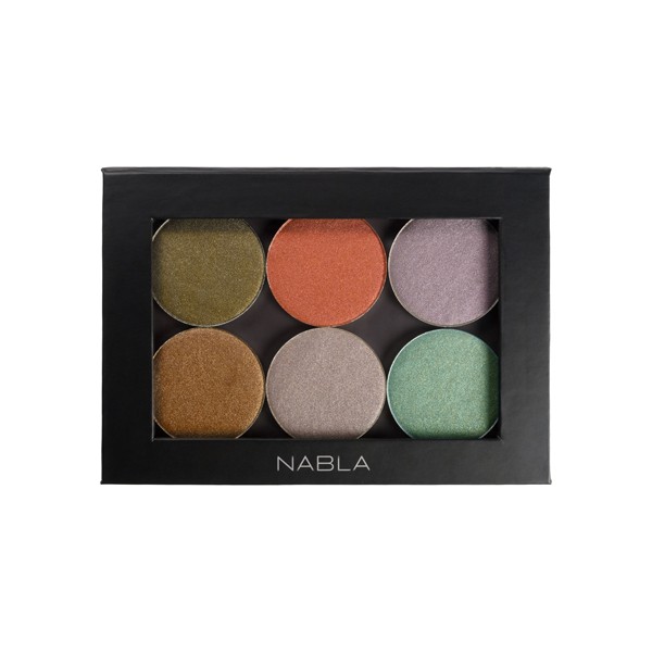 NABLA COSMETICS LIBERTY SIX CUSTOMIZABLE PALETTE BLACK CZARNA PUSTA PALETA NA 6 CIENI