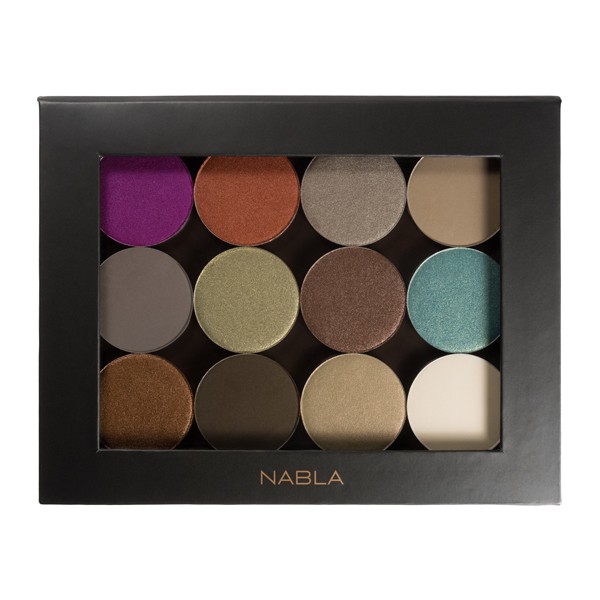 NABLA COSMETICS LIBERTY TWELVE CUSTOMIZABLE PALETTE PUSTA PALETA NA 12 CIENI CZARNA