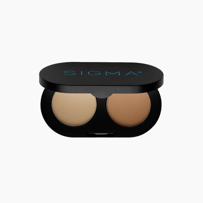 SIGMA COLOR + SHAPE BROW POWDER DUO PALETA DO KONTUROWANIA BRWI