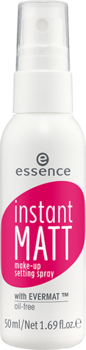 ESSENCE INSTANT MATT MAKE-UP SETTING SPRAY MATUJĄCY SPRAY UTRWALAJĄCY MAKIJAŻ 