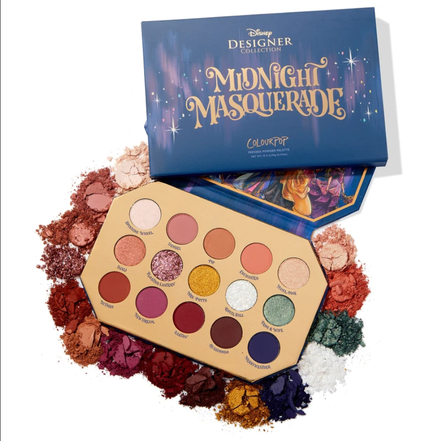 COLOURPOP MIDNIGHT MASQUERADE PALETA CIENI DO POWIEK