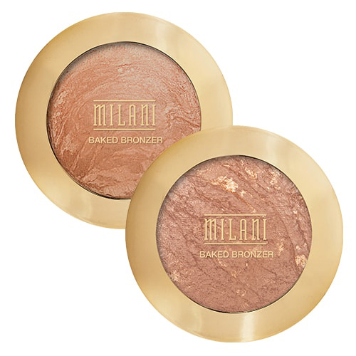 MILANI COSMETICS BAKED BRONZER WYPIEKANY BRONZER DO TWARZY