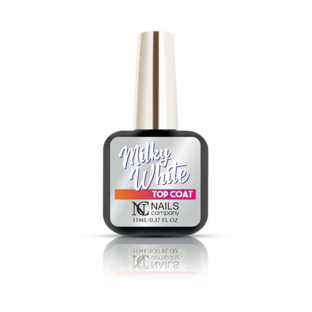 NC NAILS COMPANY TOP MILKY WHITE TOP DO PAZNOKCI HYBRYDOWYCH  