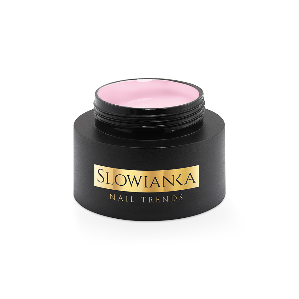 SLOWIANKA BUILDER UV LED GEL MILKY PINK COVER IDEAL TIXOTROPIC
