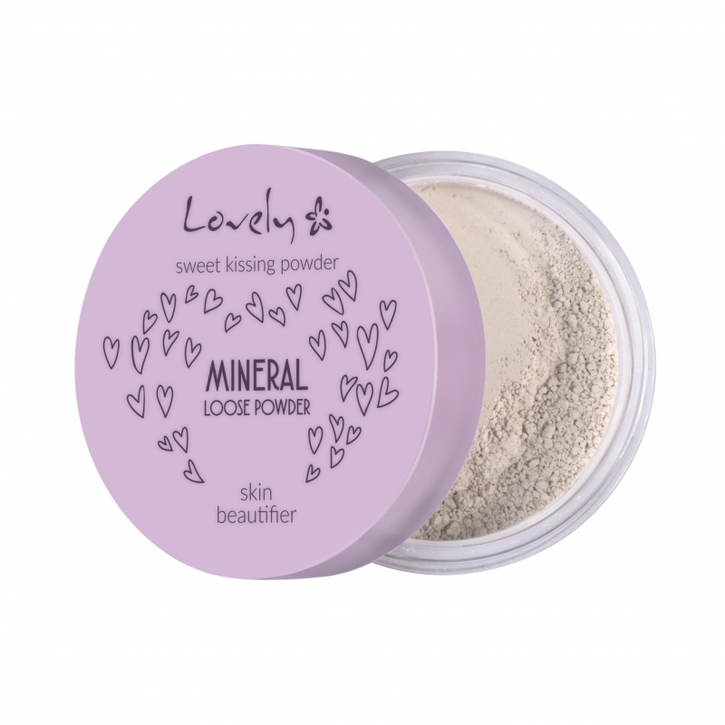 LOVELY MINERAL LOOSE POWDER MINERALNY MATUJĄCY PUDER DO TWARZY 