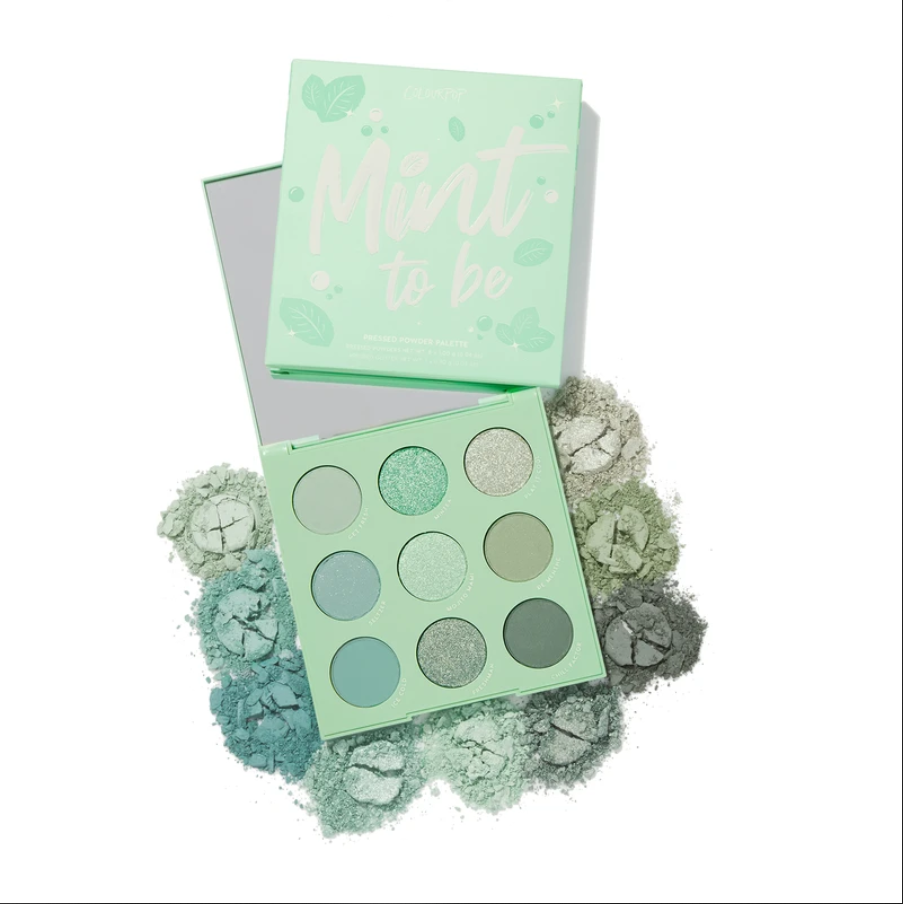 COLOURPOP MINT TO BE PALETA CIENI DO POWIEK