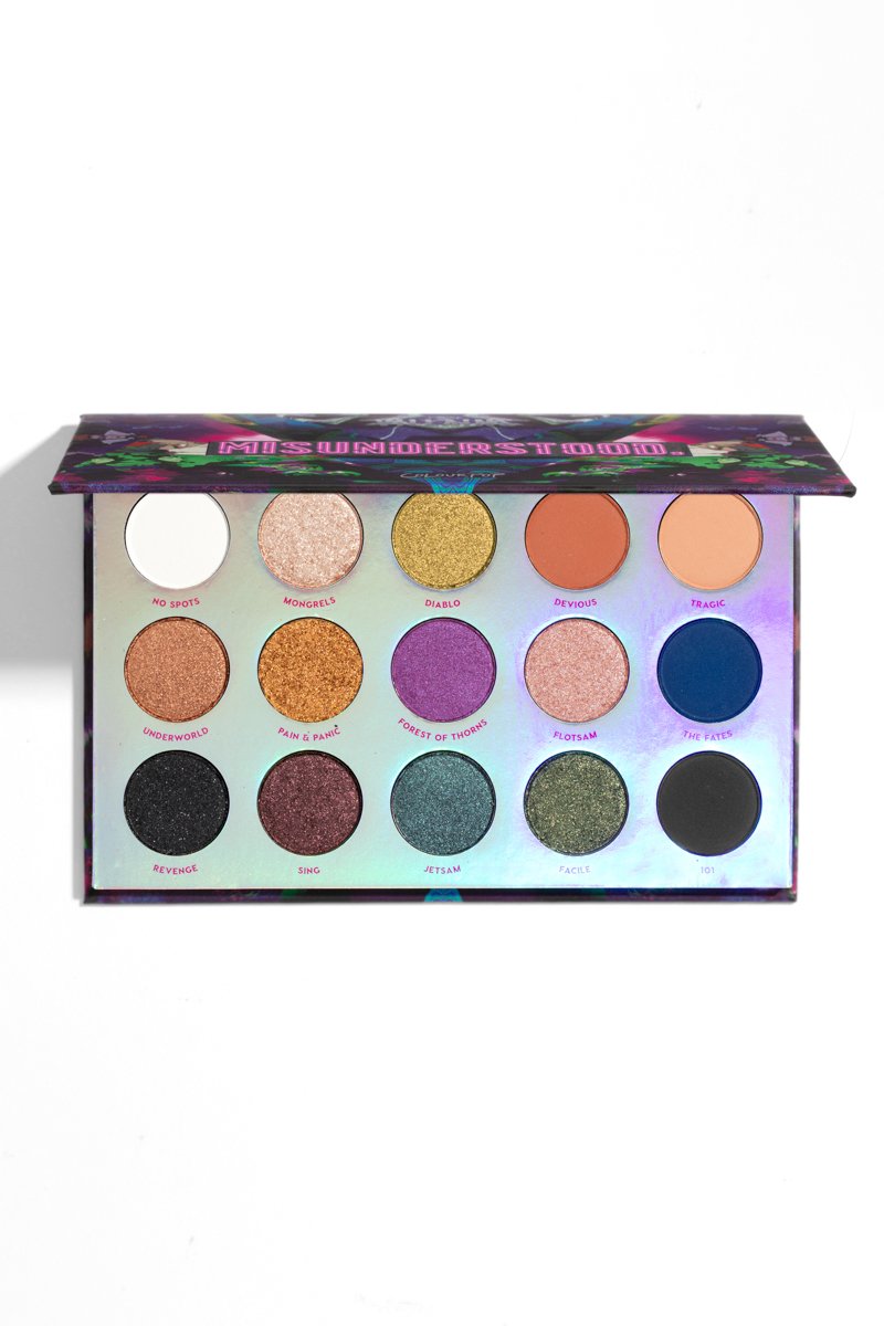 COLOURPOP PRESSED POWDER EYESHADOW PALETTE MISUNDERSTOOD PALETA 15 CIENI