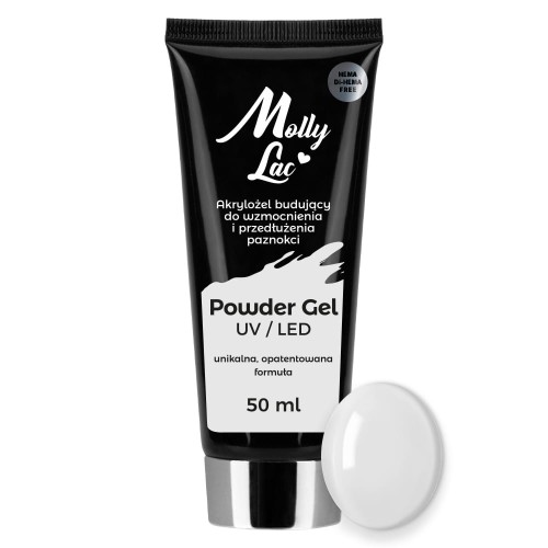 MOLLY LAC POWDER GEL AKRYROŻEL BUDUJĄCY CLEAR NR 01