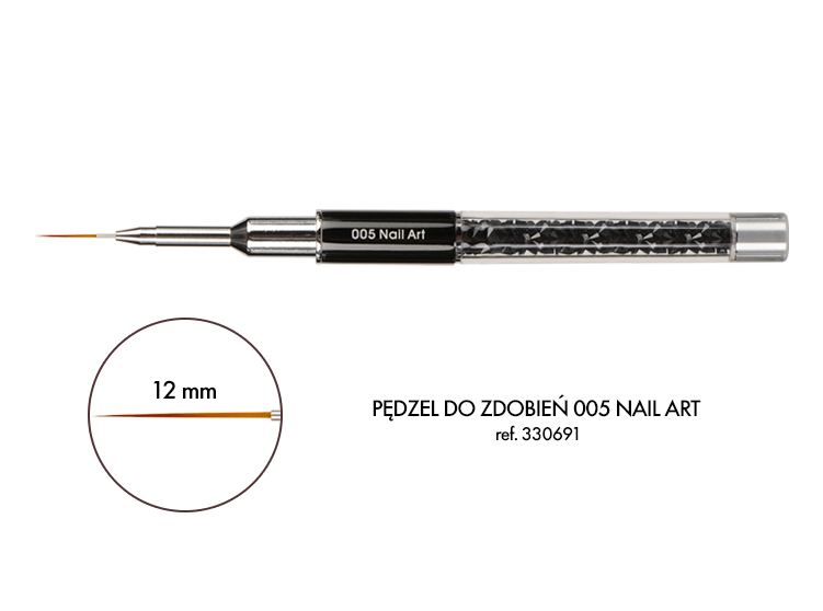 VICTORIA VYNN DEKORATION BRUSH NAIL ART 005 PĘDZEL DO ZDOBIEŃ 