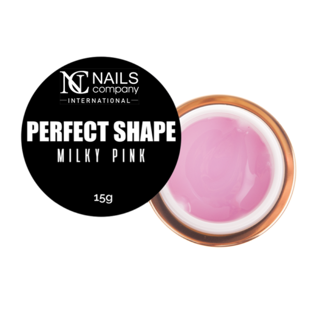 NC NAILS COMPANY ŻEL DO PAZNOKCI PERFECT SHAPE - MILKY PINK 