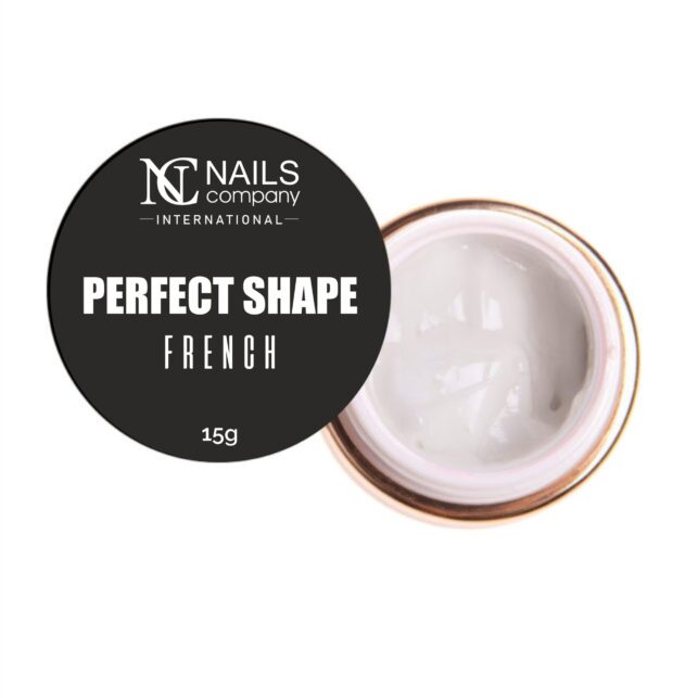 NC NAILS COMPANY PERFECT SHAPE ŻEL DO PAZNOKCI - FRENCH 15G