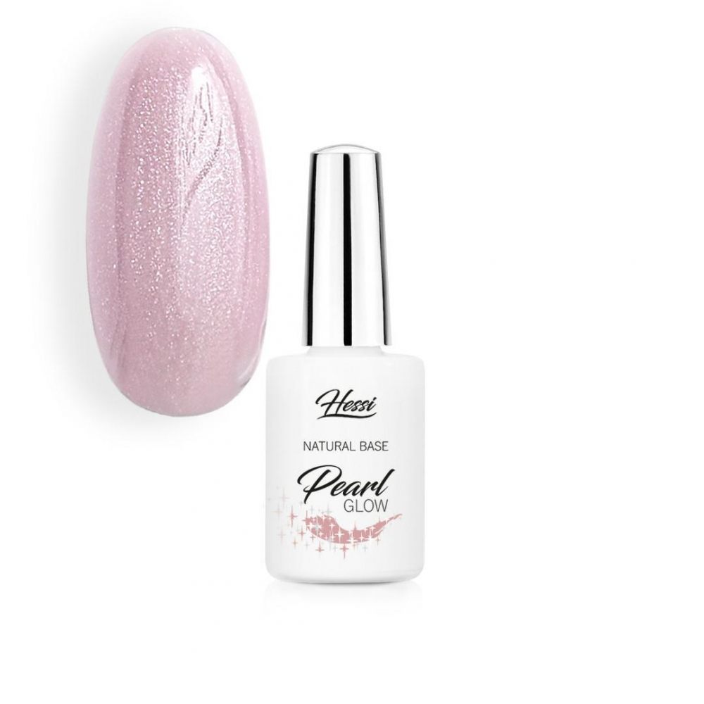 HESSI NAILS NATURAL BASE PEARL GLOW 7ML