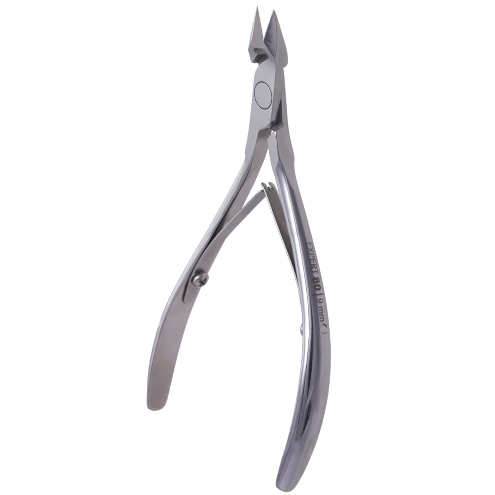 STALEKS PRO EXPERT 80 NE-80-9 PROFESSIONAL CUTICLE NIPPERS 9 MM PROFESJONALNE CĄŻKI DO SKÓREK 9 MM