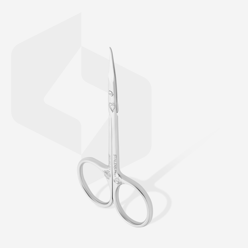 STALEKS PRO EXCLUSIVE CUTICLE SCISSORS SX-23/1M MAGNOLIA PROFESJONALNE NOŻYCZKI DO SKÓREK