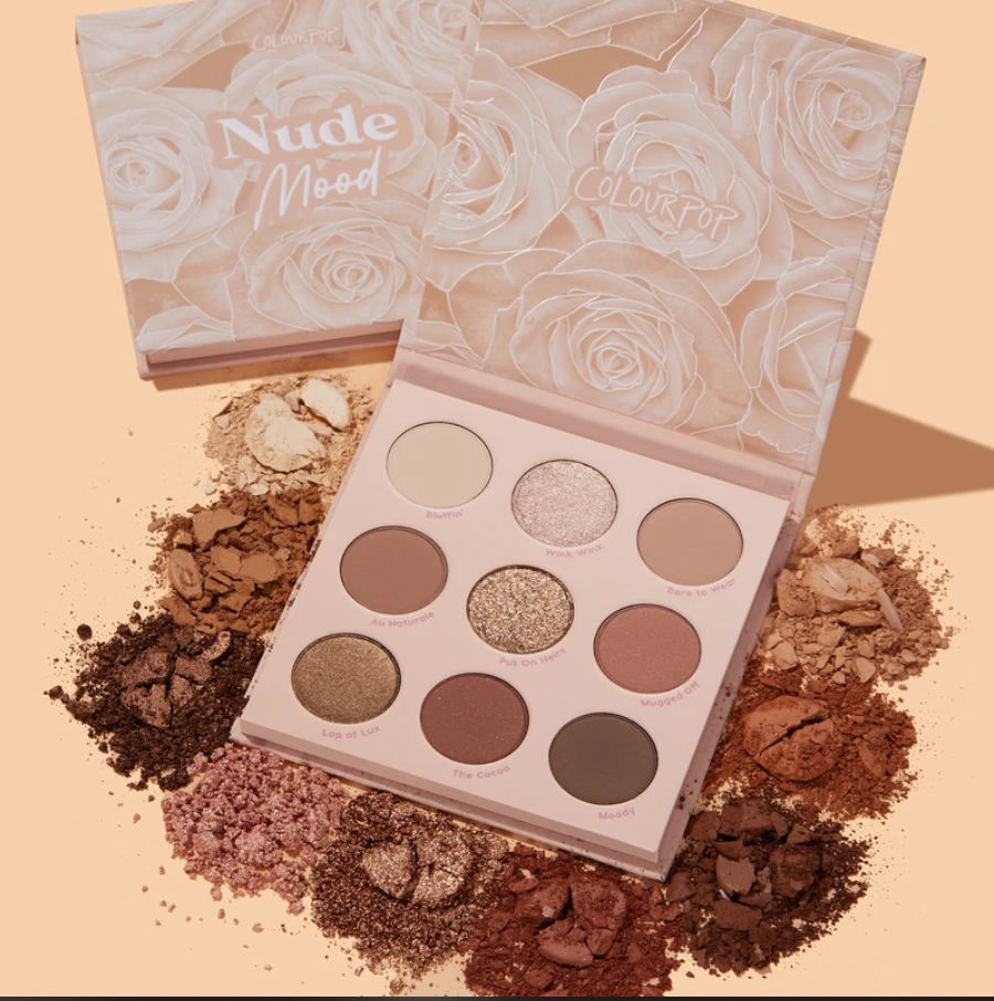 COLOURPOP NUDE MOOD PALETA CIENI DO POWIEK