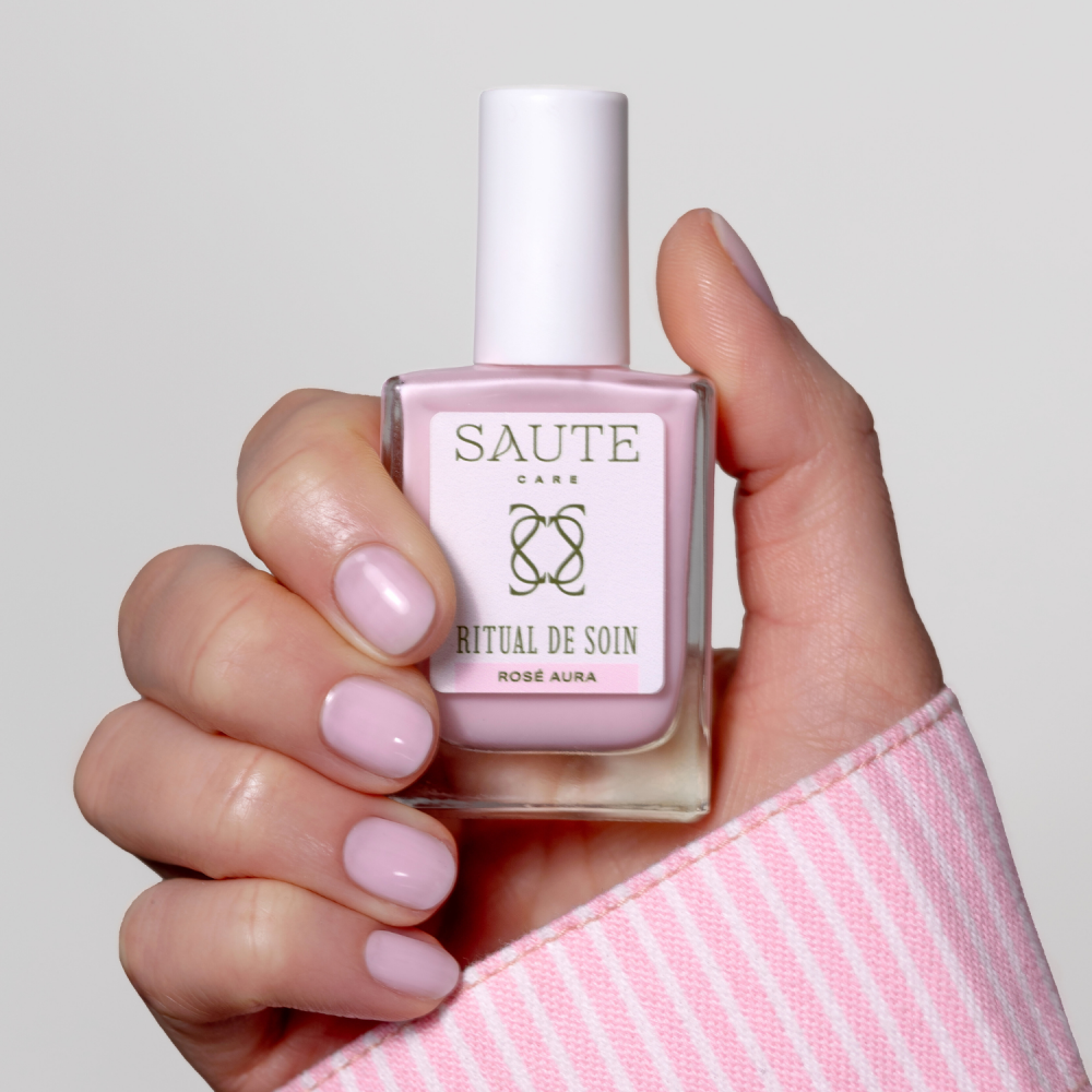 SAUTE NAILS CARE RITUAL DE SOIN ROSE AURA ODZYWKA DO PAZNOKCI  10in1 15ml