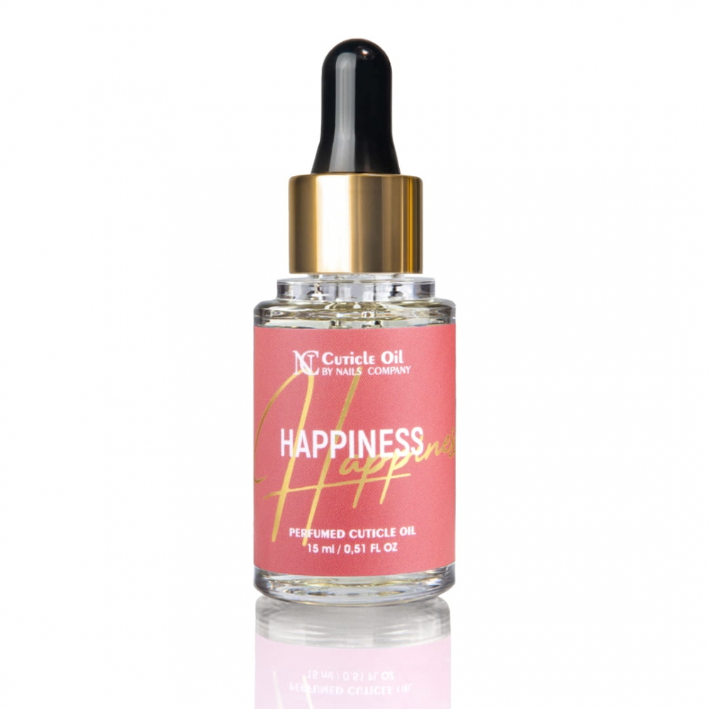 NC NAILS COMPANY CUTICLE OIL OLIWKA DO SKÓREK HAPPINES 15ml