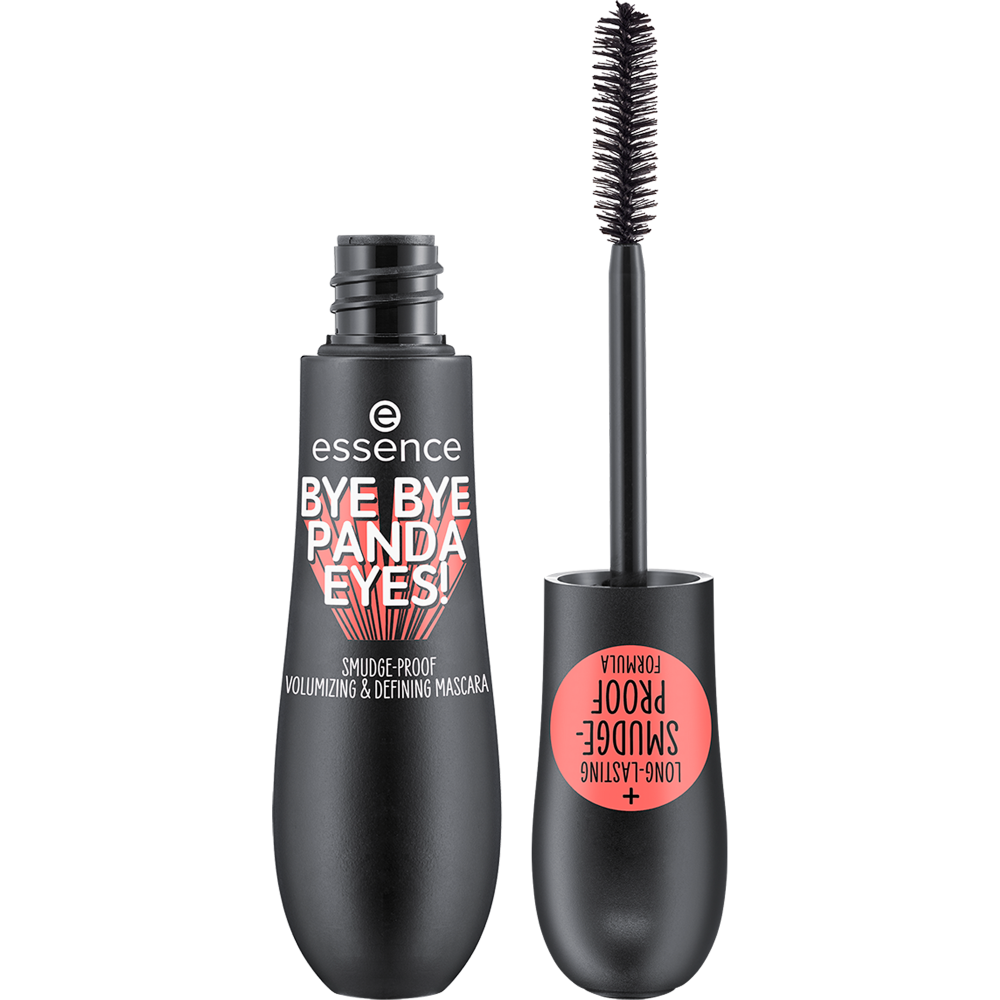 ESSENCE BYE BYE PANDA EYES! SMUDGE-PROOF VOLUMIZING AND DEFINING MASCARA TUSZ DO RZĘS