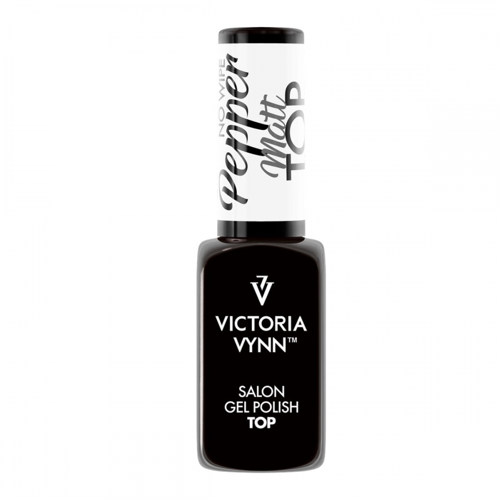 VICTORIA VYNN TOP MATT PEPPER NO WIPE TOP Z DROBINKAMI 8ML