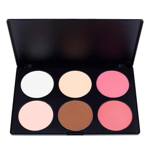 COASTAL SCENTS 6 CONTOUR BLUSH PALETTE PALETA DO KONTUROWANIA TWARZY