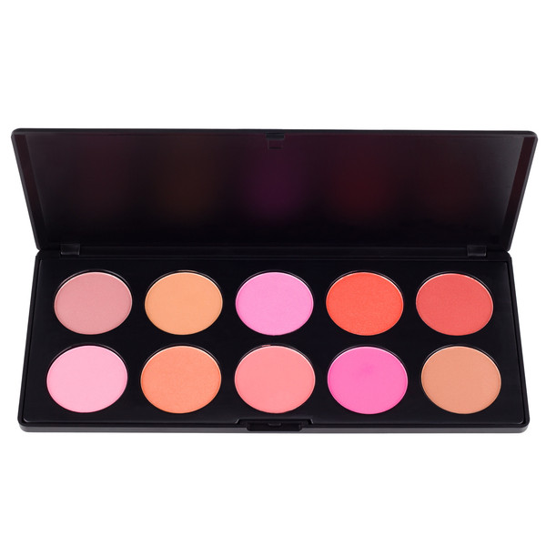 COASTAL SCENTS 10 BLUSH PALETTE PALETA 10 RÓŻY DO TWARZY