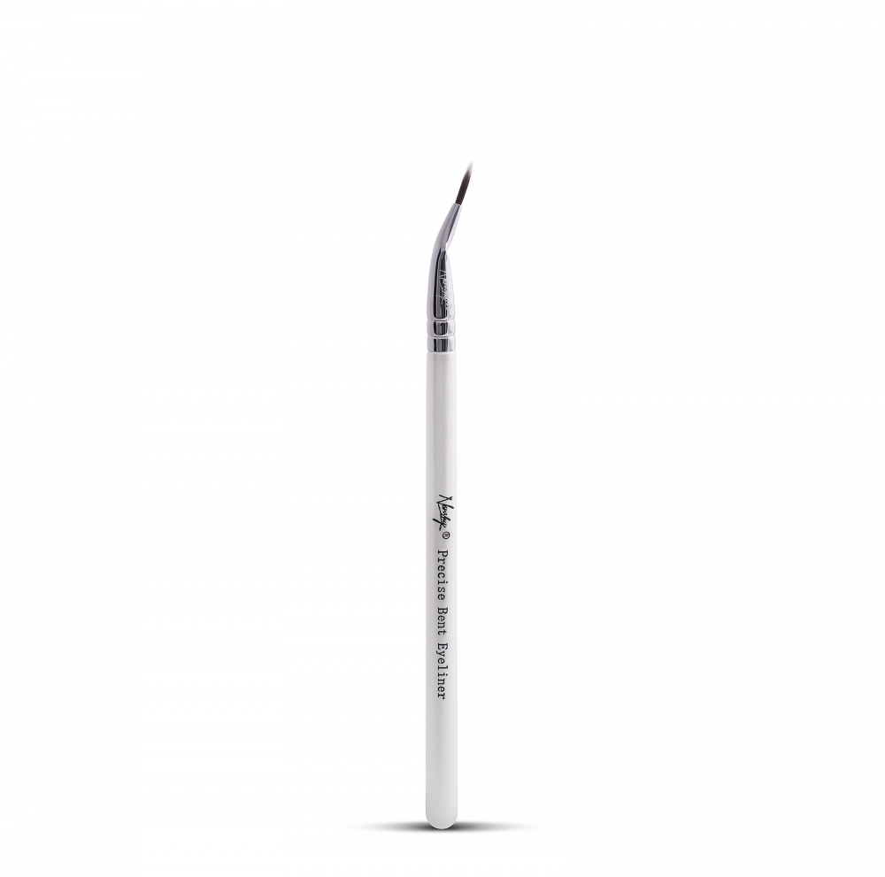 NANSHY EYE MAKEUP BRUSH PĘDZEL ZGIĘTY DO EYELINERA PRECISE BENT 